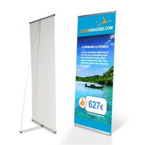 Impression de L Banner pour foire et salon