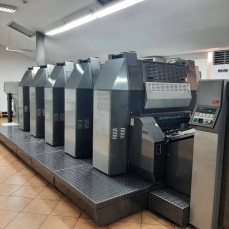 Impression sur presse offset 5 couleurs