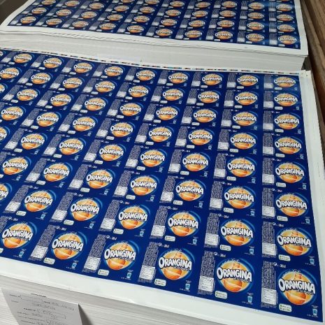 Graphicolor l'imprimeur de référence, impression offset et numérique en Côte d'Ivoire Étiquette Orangina